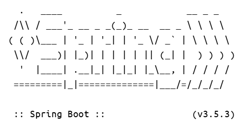SpringBoot启动画面
